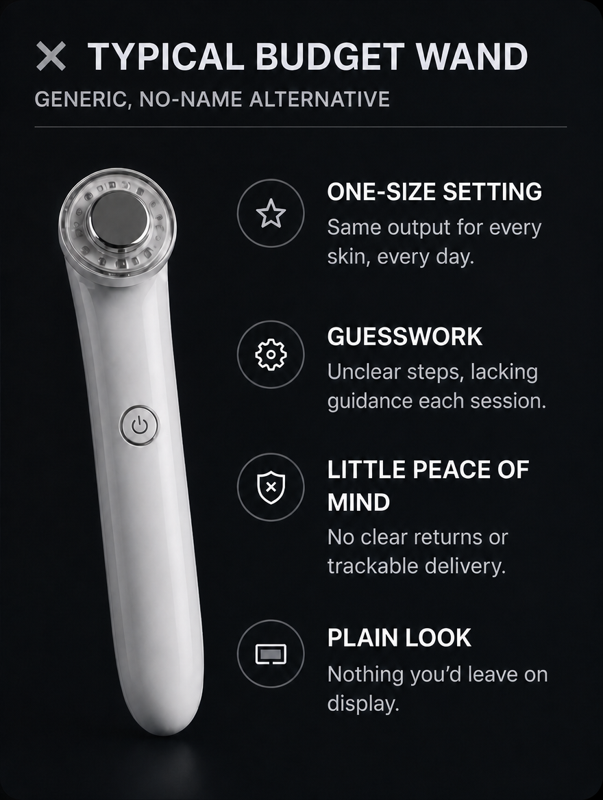 Typical budget wand